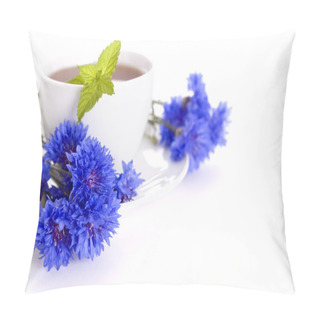 Personality  Tea With Mint Pillow Covers