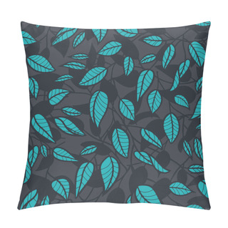 Personality  A Beautiful Seamless Surface Pattern Design Of Simple Line Art Leaves. An Elegant Graphic Design Inspired By Nature. A Minimalist Pattern Repeat Art. Pillow Covers