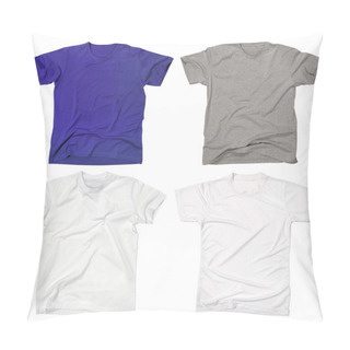 Personality  Blank T-shirts 2 Pillow Covers
