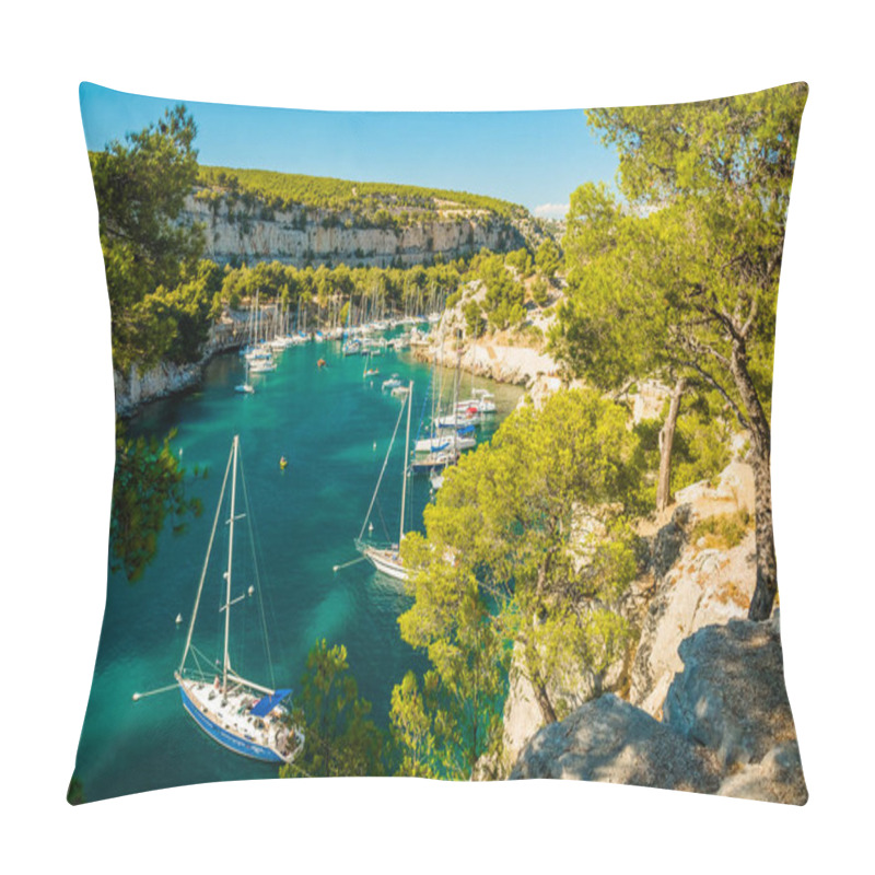 Personality  Calanque De Port Miou - Fjord Near Cassis Village In Provence In France Pillow Covers