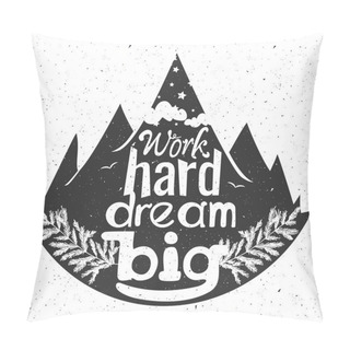 Personality  Typography Poster With Inspiration And Motivation Quote Pillow Covers