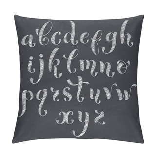 Personality  Hand Drawn Chalk Letters Pillow Covers