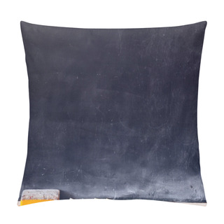 Personality  Blank Blackboard With Colored Chalks Pillow Covers