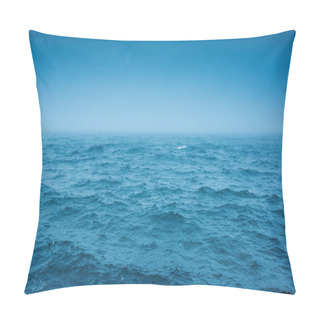 Personality  Fog Over The Sea Waves, Natural Background Pillow Covers