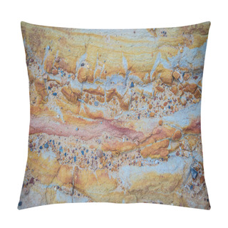 Personality  Red Shale Rock Texture Background. Shale Is A Fine-grained, Clastic Sedimentary Rock Composed Of Mud That Is A Mix Of Flakes Of Clay Minerals And Tiny Fragments. Pillow Covers