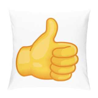 Personality  Gesture Okay Or Thumb Up Large Size Of Yellow Emoji Hand Pillow Covers