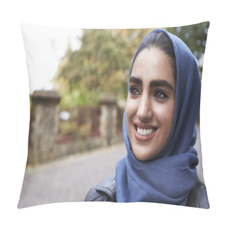 Personality  British Muslim Woman  Pillow Covers