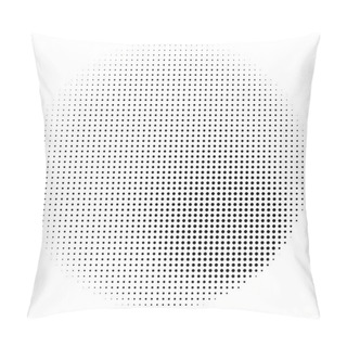 Personality  Abstract Halftone Texture With Dots. Pillow Covers