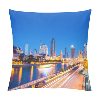 Personality  Tianjin Night View Pillow Covers