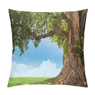 Personality  Green Tree Nature Landscape Pillow Covers
