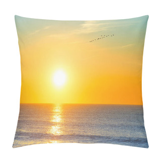 Personality  Ocean Sunset, Portugal Pillow Covers