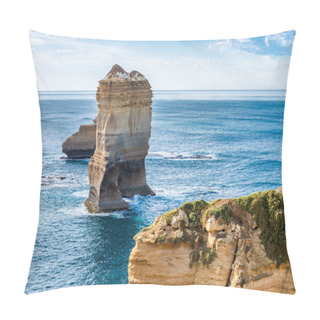Personality  Limestone Rocks Over The Ocean, Great Ocean Road, Australia Pillow Covers