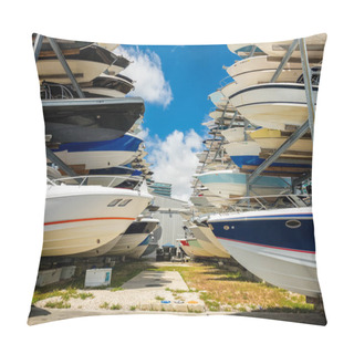 Personality  Grove Harbour Marina Pillow Covers