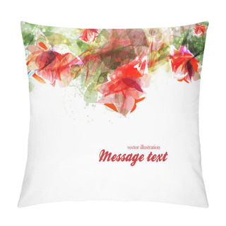 Personality  Abstract Flora Background Pillow Covers