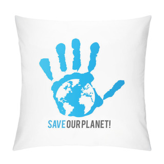 Personality  The World In Our Hands Pillow Covers