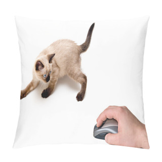 Personality  Cat And Mouse Pillow Covers