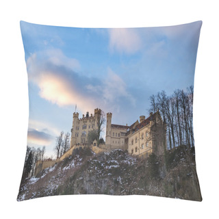 Personality  Hohenschwangau Castle In Bavaria Pillow Covers
