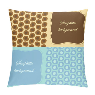 Personality  Background With Companion Frame Pillow Covers