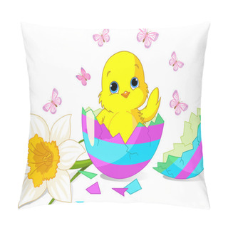 Personality  Easter Chick Surprise Pillow Covers
