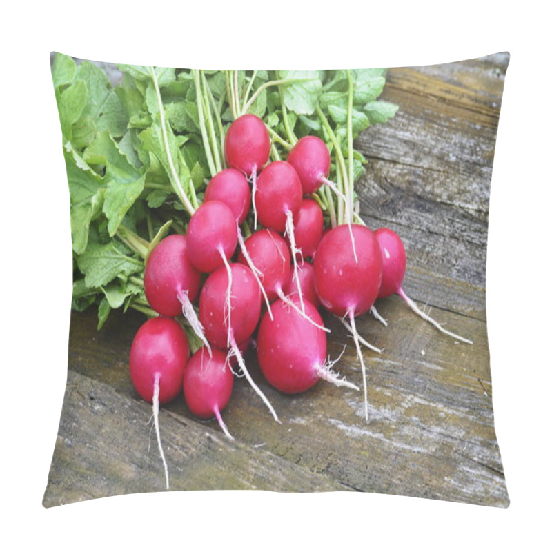 Personality  Red Garden Radish Early Vegetable Pillow Covers