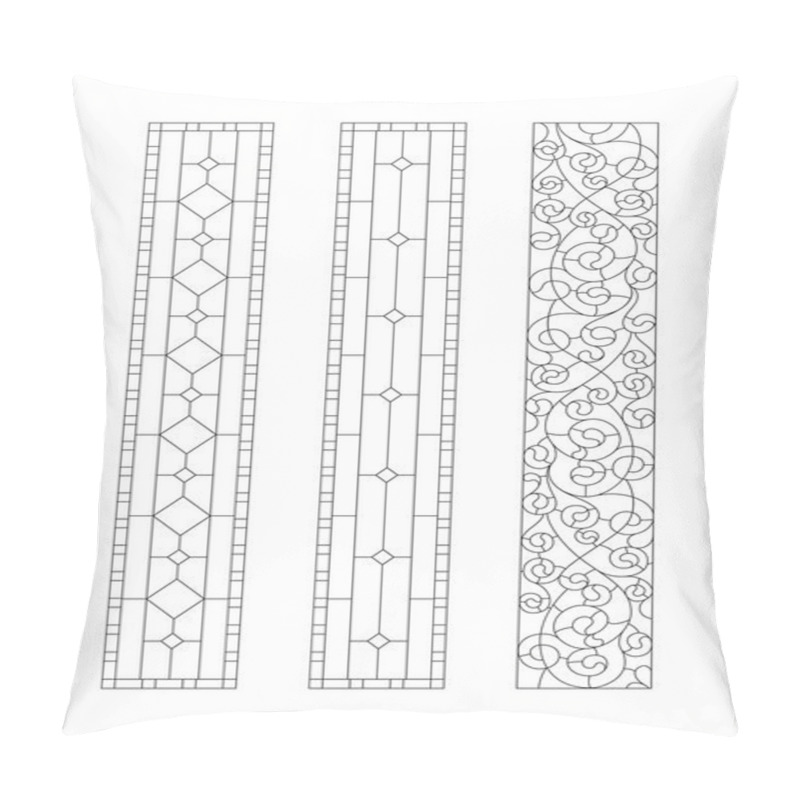 Personality  Sketch stained-glass windows pillow covers