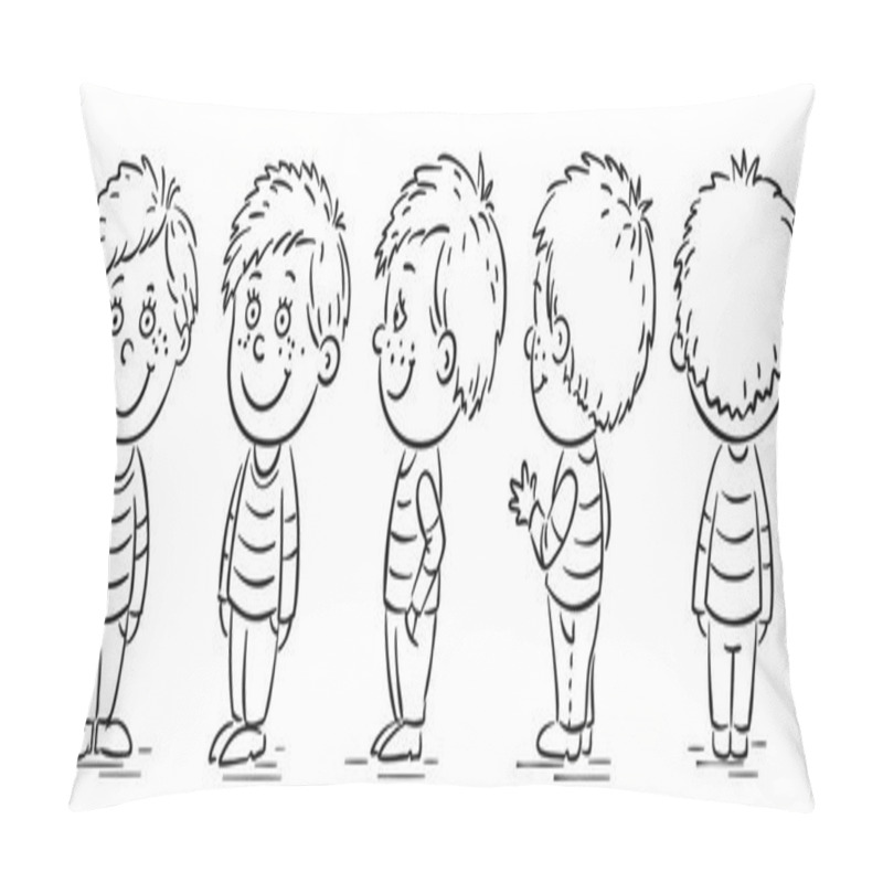 Personality  Little Boy Pillow Covers
