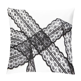 Personality  Black Delicate Lace Pillow Covers