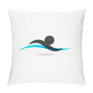 Personality  Swim Icon Pillow Covers