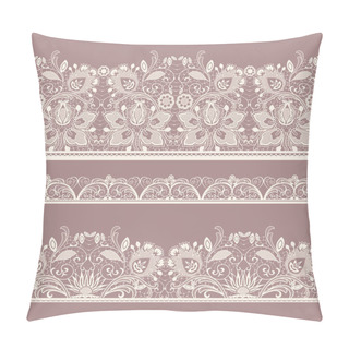 Personality  Lace Background Pillow Covers