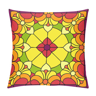 Personality  Square Floral Ornament Background Pillow Covers