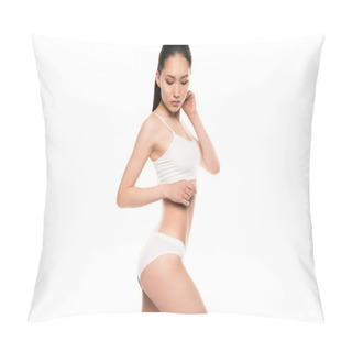 Personality  Slim Asian Woman Pillow Covers
