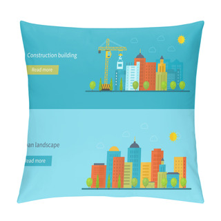 Personality  Flat Style Design Pillow Covers