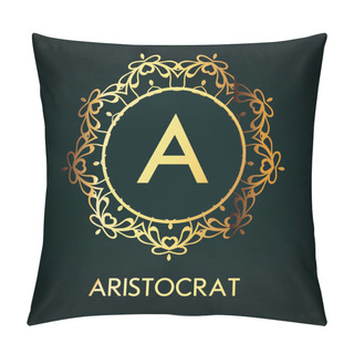 Personality  Vintage Frame In Line Design Style Pillow Covers