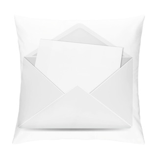Personality  Open White Envelope With Paper Pillow Covers