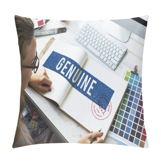 Personality  Designer Drawing In Notebook Pillow Covers
