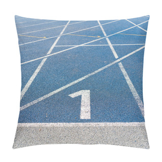 Personality  Numeration Of Running Track Pillow Covers