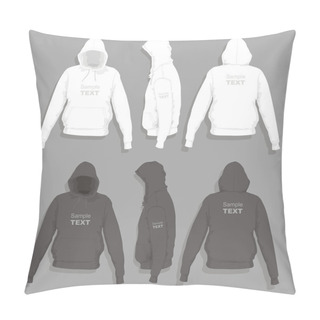 Personality  Men's Hoodie Design Template Pillow Covers