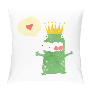 Personality  Retro Cartoon Frog Prince Pillow Covers