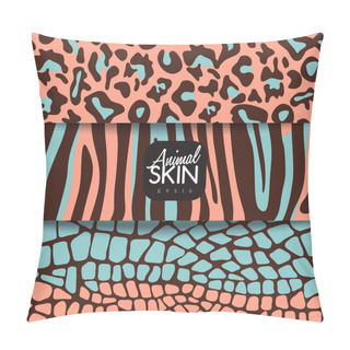 Personality  Animal Skin Pattern : Vector Illustration Pillow Covers
