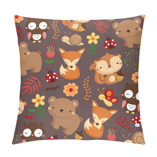 Personality  Woodland Dark Background Pillow Covers