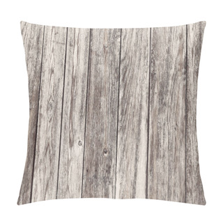 Personality  Texture Of Old Wooden Boards. Faded Wood Of Natural Color. Backg Pillow Covers
