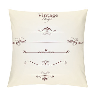 Personality  Vintage Design Elements Pillow Covers