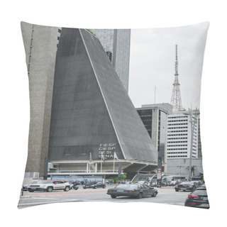 Personality  FIESP Cultural Center, Sao Paulo SP Brazil Pillow Covers