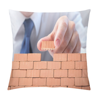 Personality  Businessman Realizes Its Infrastructure Business Pillow Covers