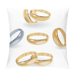 Personality  Rings Design Pillow Covers