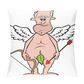 Personality  Old Cupid, Old Fart Pillow Covers