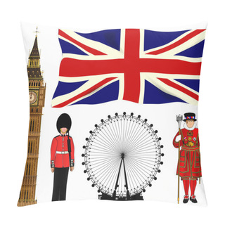 Personality  London Icons Pillow Covers