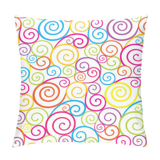 Personality  Swirl Seamless Composition Pillow Covers