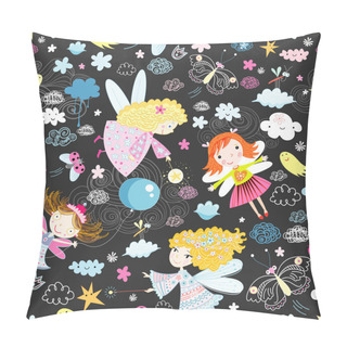 Personality  Texture Of The Fun Of Fairies Pillow Covers