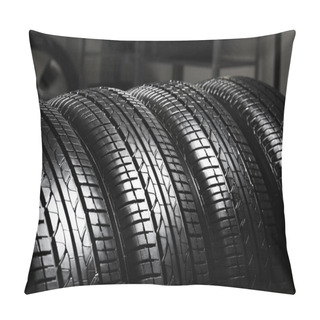 Personality  Tires In Service Center Pillow Covers